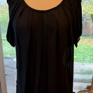 Joie Black Sheer Women's Blouse